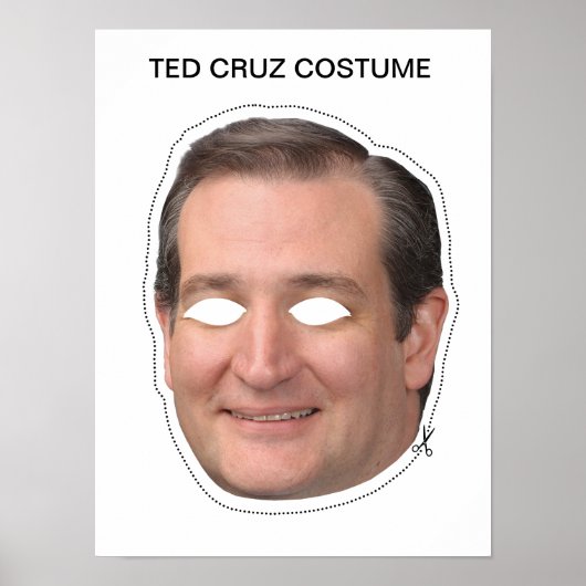 Ted Cruz Costume Poster (Voorkant)