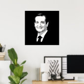 Ted Cruz Face Poster (Thuiskantoor)