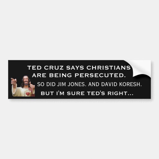 Ted Cruz False Prophet Bumpersticker (Voorkant)