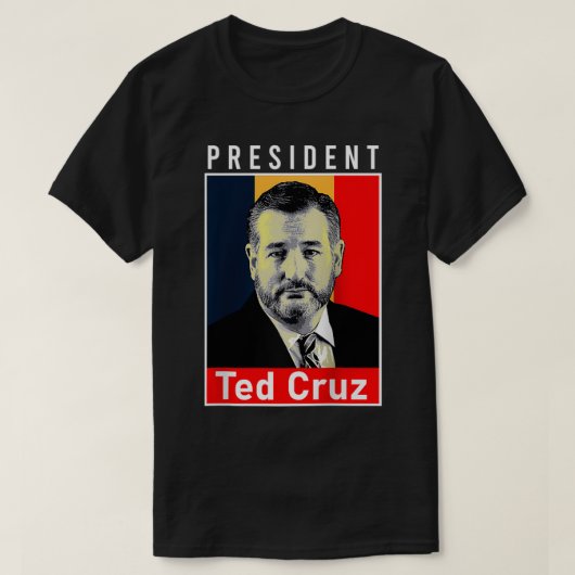 Ted Cruz For President 2024  T-shirt (Design voorkant)