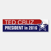 Ted Cruz in 2016 Bumpersticker (Voorkant)