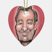 Ted Cruz Keramisch Ornament (Links)