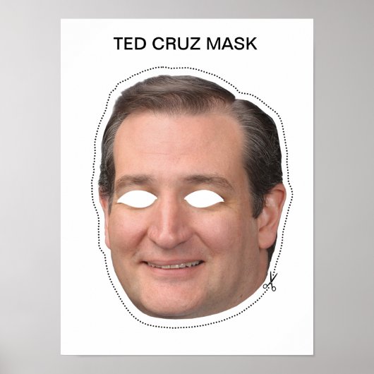 Ted Cruz Mask Poster (Voorkant)