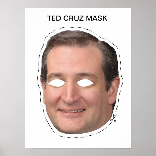 Ted Cruz Masker Poster (Voorkant)