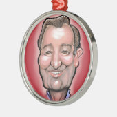 Ted Cruz Metalen Ornament (Links)