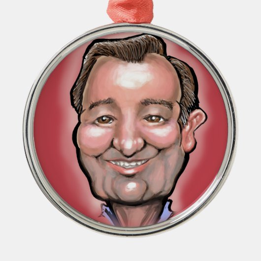 Ted Cruz Metalen Ornament (Voorkant)