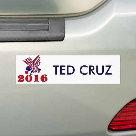 Ted Cruz Political Eagle Art Bumpersticker (Op auto)
