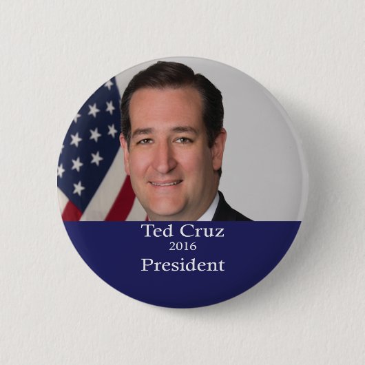 Ted Cruz President 2016 Button (Voorkant)