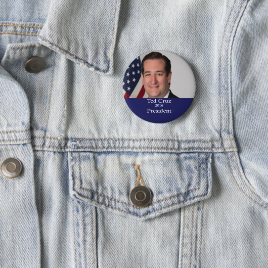 Ted Cruz President 2016 Button (In situ)
