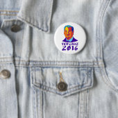 Ted Cruz President 2016 Retro Ronde Button 5,7 Cm (In situ)