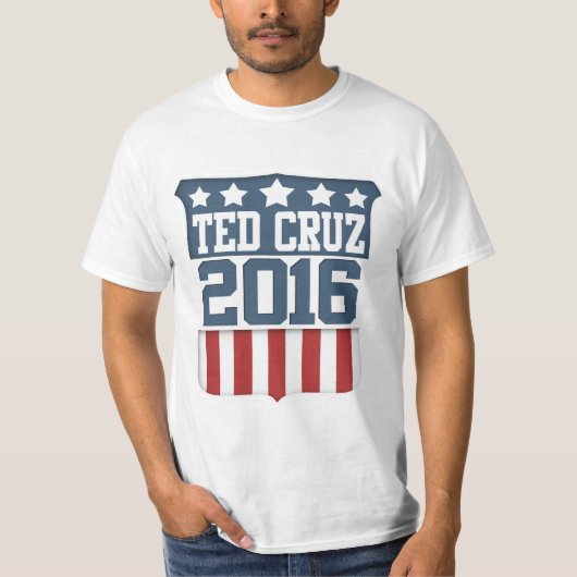 Ted Cruz President 2016 Shield T-shirt (Voorkant)