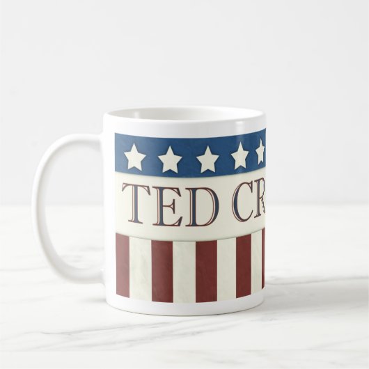 Ted Cruz President 2016 Stars and Stripes Koffiemok (Links)