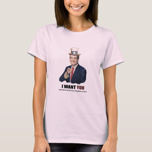 Ted Cruz T-shirt (Voorkant)