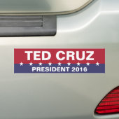 TED CRUZ voor President 2016 Bumpersticker (Op auto)