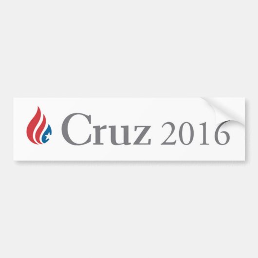 Ted Cruz voor President 2016 bumpersticker (Voorkant)