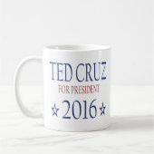 Ted Cruz voor President 2016 Koffiemok (Links)