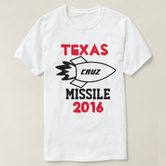 Ted Cruz voor President 2016. Texas Cruise Missile T-shirt