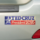 Ted Cruz voor President Bumpersticker (Op auto)