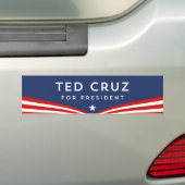 Ted Cruz voor President Bumpersticker (Op auto)