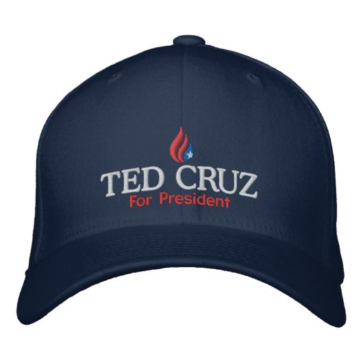 Ted Cruz voor President Custom Baseball Hat Pet (Voorkant)