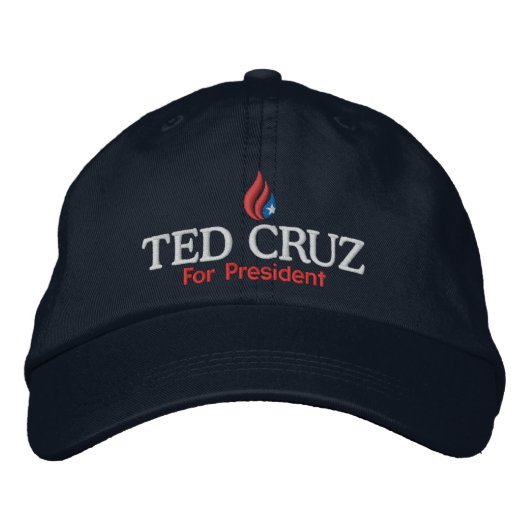 Ted Cruz voor President Custom Baseball Hat Pet (Voorkant)