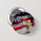 Ted Cruz voor President Ronde Button 5,7 Cm (Voorkant /achterkant)