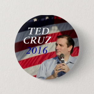 Ted Cruz voor President Ronde Button 5,7 Cm