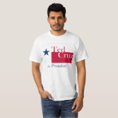 Ted Cruz voor President T-shirt (Voorkant volledig)