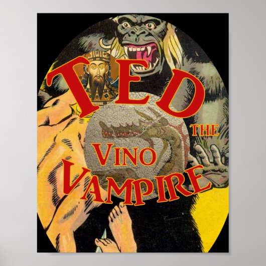 Ted de Vino Vampier Poster (Voorkant)