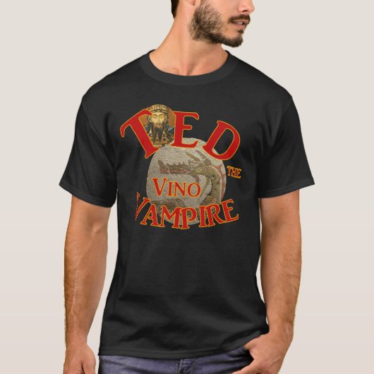 Ted de Vino Vampier Ted's Pagan Tiki Shack Bar T-shirt (Voorkant)