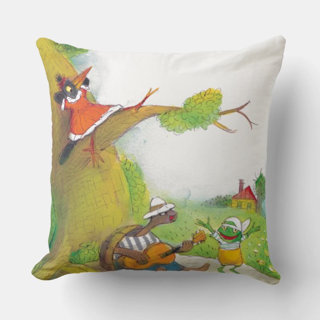 Ted, Ed en Caroll The Picnic 1 Kussen (Voorkant)