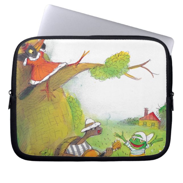 Ted, Ed en Caroll The Picnic 1 Laptop Sleeve (Voorkant)