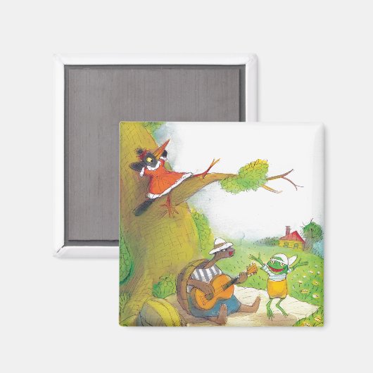 Ted, Ed en Caroll The Picnic 1 Magneet (Voorkant / Achterkant)