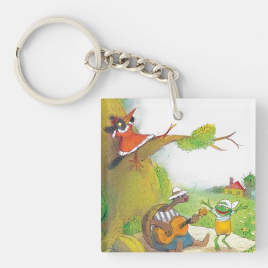 Ted, Ed en Caroll The Picnic 1 Sleutelhanger (Voorkant)
