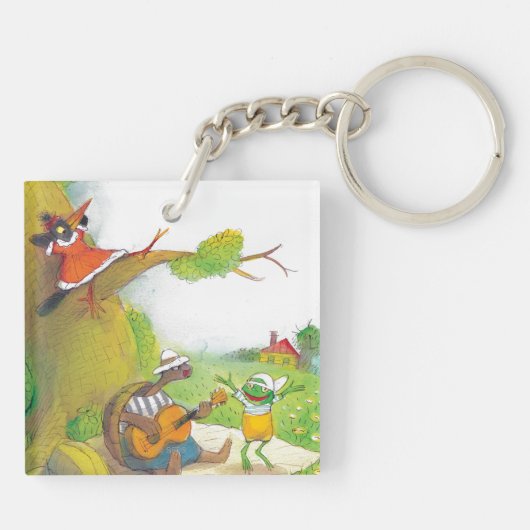 Ted, Ed en Caroll The Picnic 1 Sleutelhanger (Achterkant)