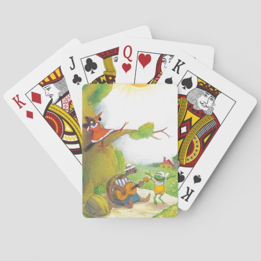 Ted, Ed en Caroll The Picnic 1 Speelkaarten (Achterkant)