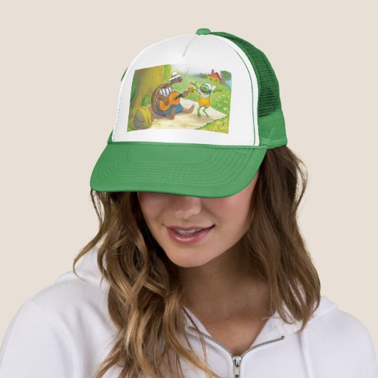 Ted, Ed en Caroll The Picnic 1 Trucker Pet (In situ)