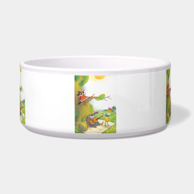 Ted, Ed en Caroll The Picnic 1 Voerbakje (Voorkant)