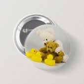 Ted en de Eenden ... Badge Ronde Button 5,7 Cm (Voorkant /achterkant)