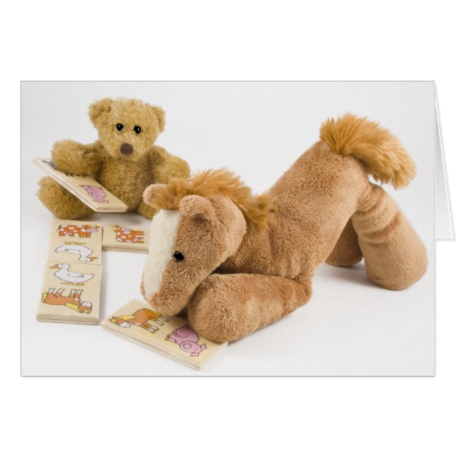 Ted en Horse domino spel (Voorkant Horizontaal)