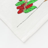 Ted en Inga Knutson Family Tree Fleece Blanket Deken (Hoek)