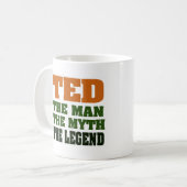 TED - het Man, de Myth, de Legende Koffiemok (Voorkant links)
