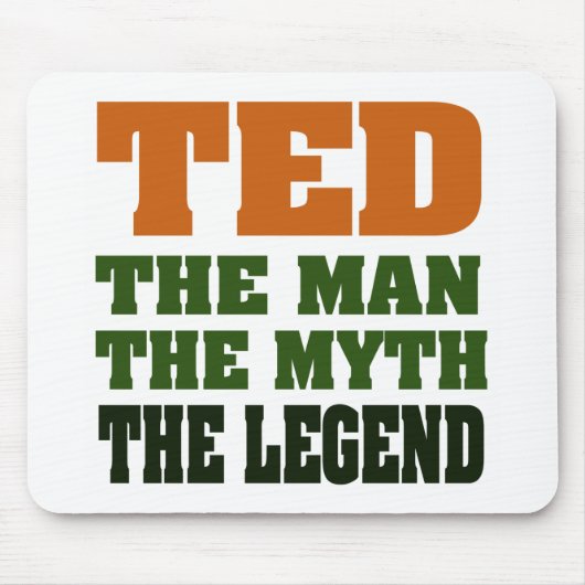 TED - het Man, de Myth, de Legende Muismat (Voorkant)
