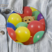 Ted in de balpool ronde button 6,0 cm (In situ)