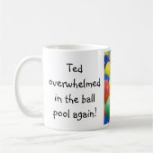 Ted in de balzaal ... Engelse theemok Koffiemok (Links)