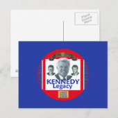 Ted Kennedy 2009 Legacy Briefkaart (Voorkant / Achterkant)
