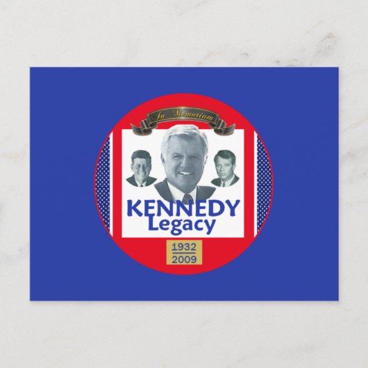 Ted Kennedy 2009 Legacy Briefkaart (Voorkant)
