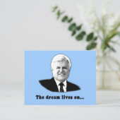 Ted Kennedy De droom leeft voort Briefkaart (Staand voorkant)