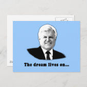 Ted Kennedy De droom leeft voort Briefkaart (Voorkant / Achterkant)