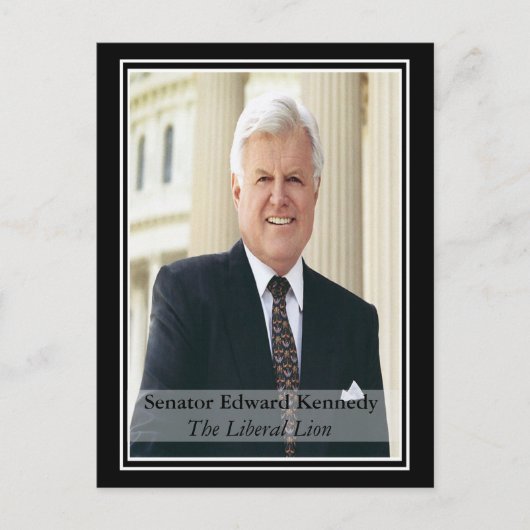 Ted Kennedy herinneren Briefkaart (Voorkant)